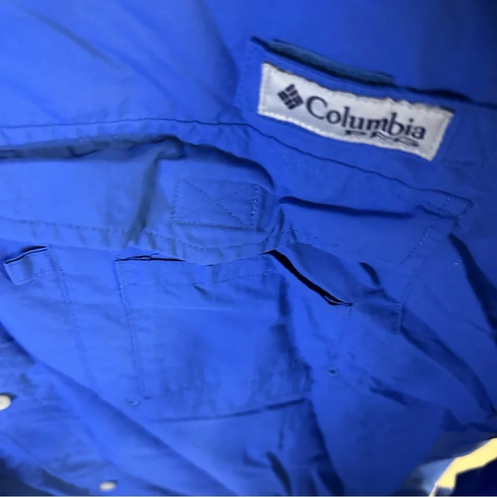 Columbia‎ Men's Vibrant Blue Shirt Jacket